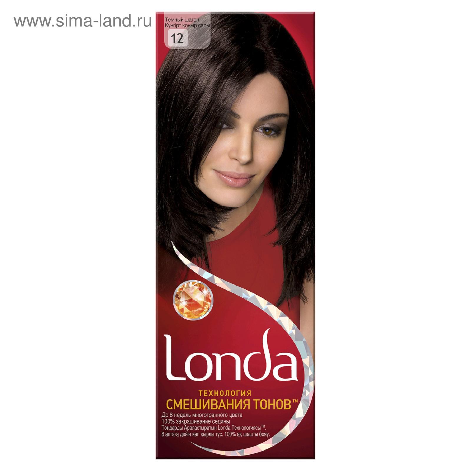 Londa крем-краска для волос стойкая 12 темный шатен